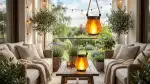 LED Solarbeleuchtung für Balkon und Terrasse
